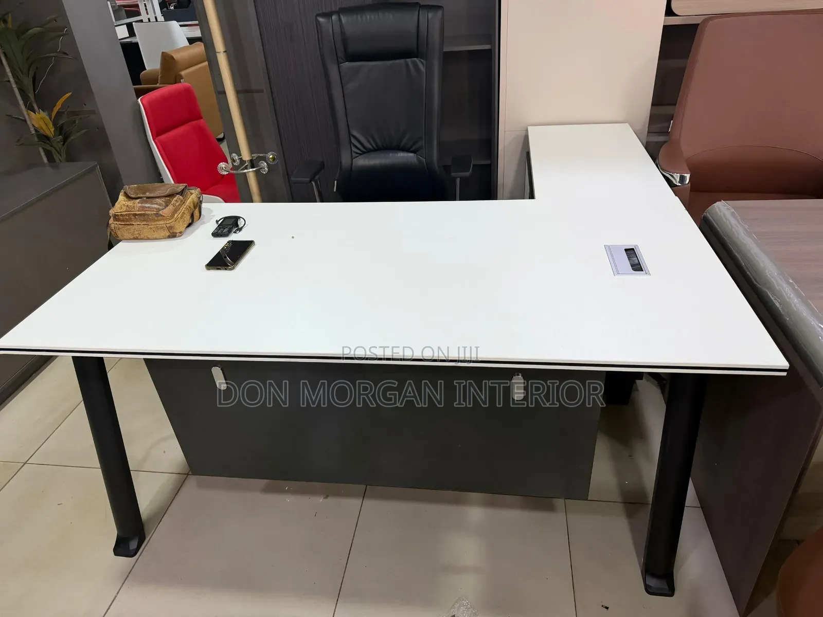 Supper Executive Office Table White 1.6mtr