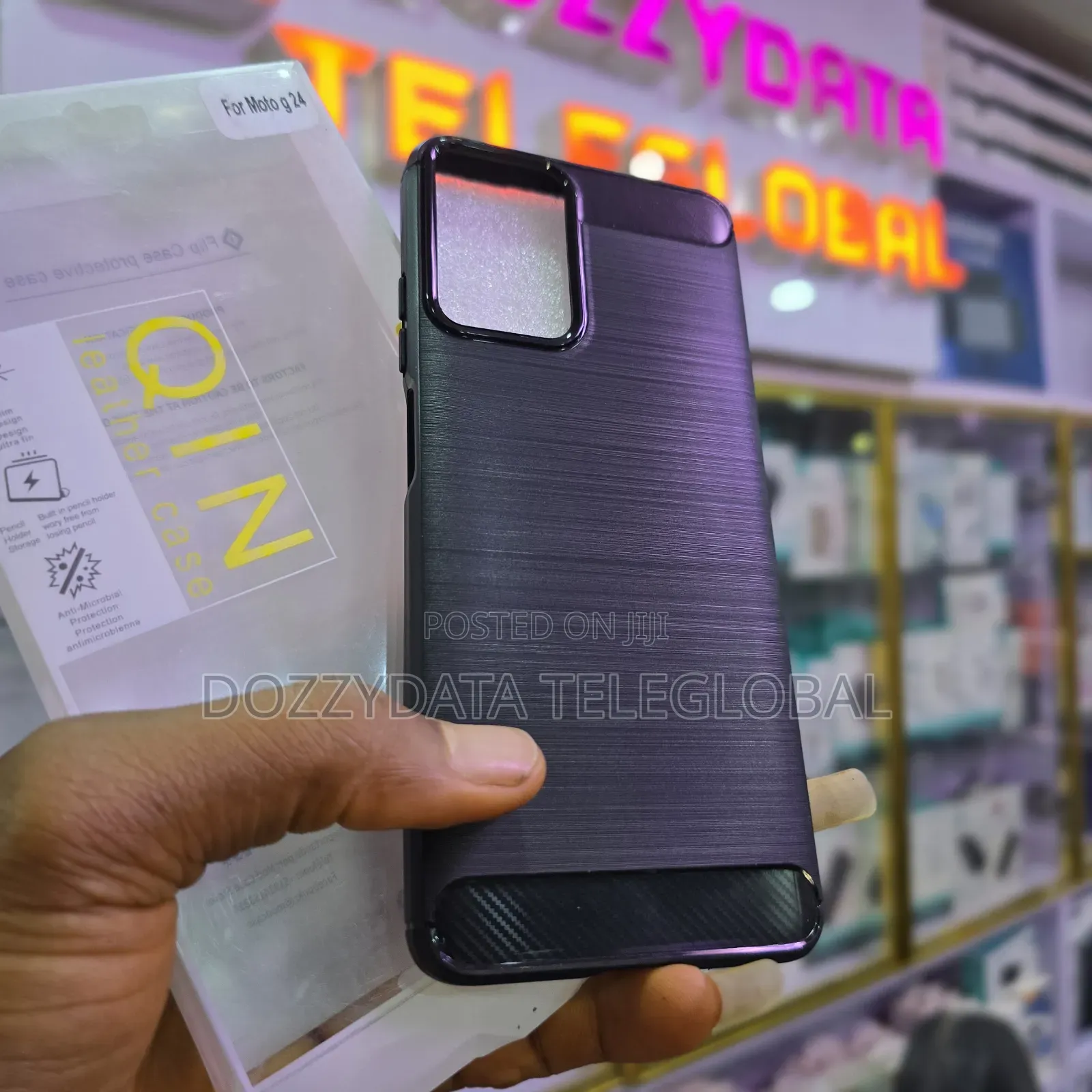 Motorola G24 Black Cover Case