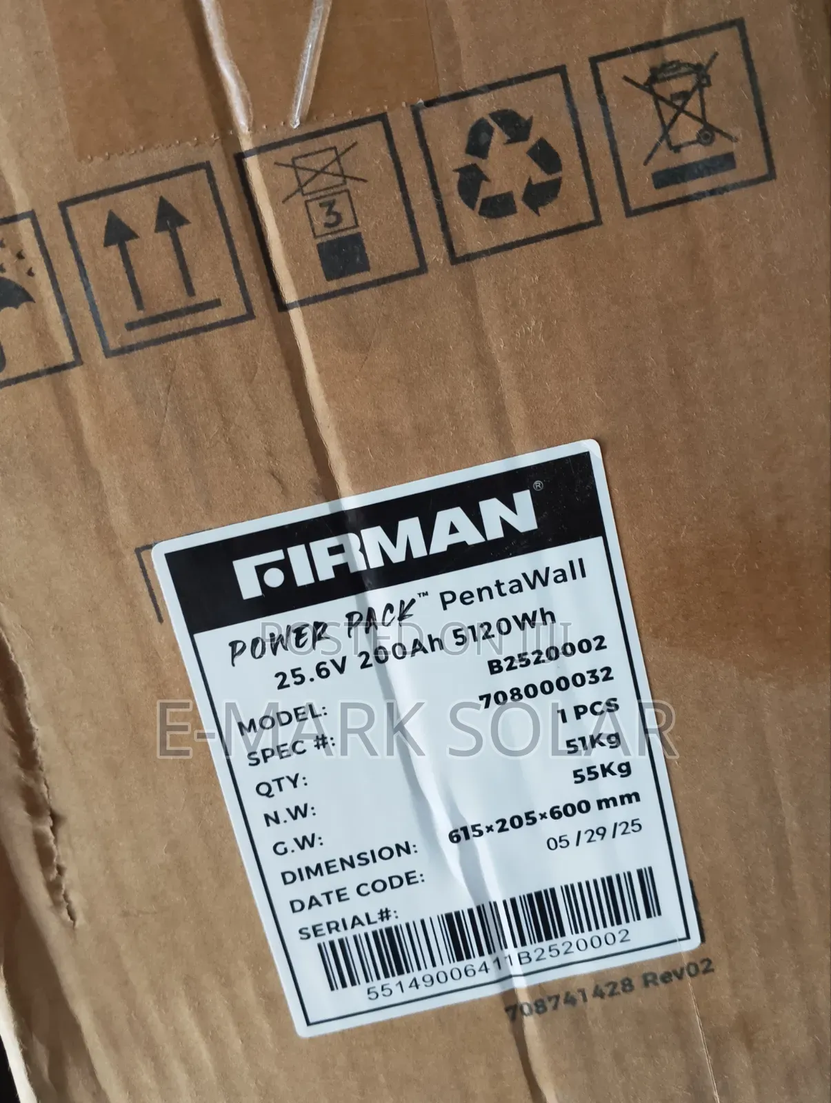 5kwh 48v Firman Lithium Ion Batteries Now Available