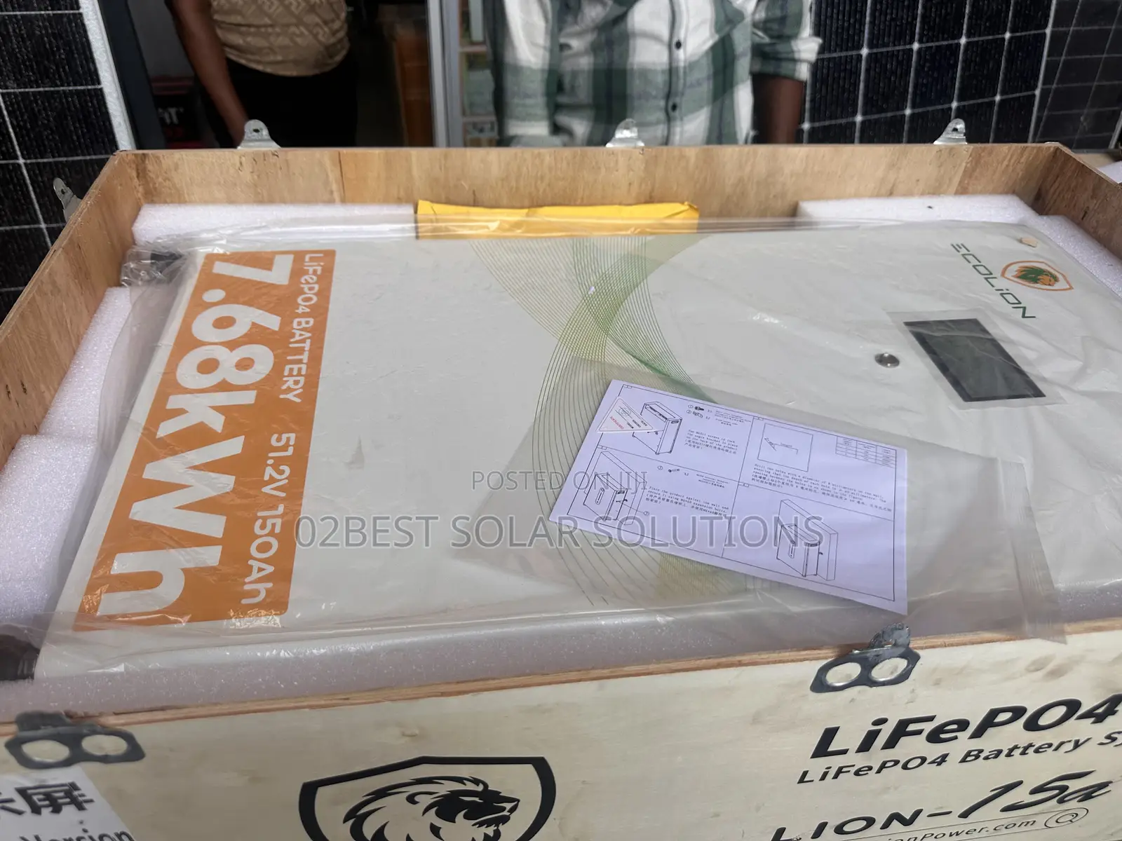 Ecolion 7.6kwh Complete 48v Lifep04 Battery