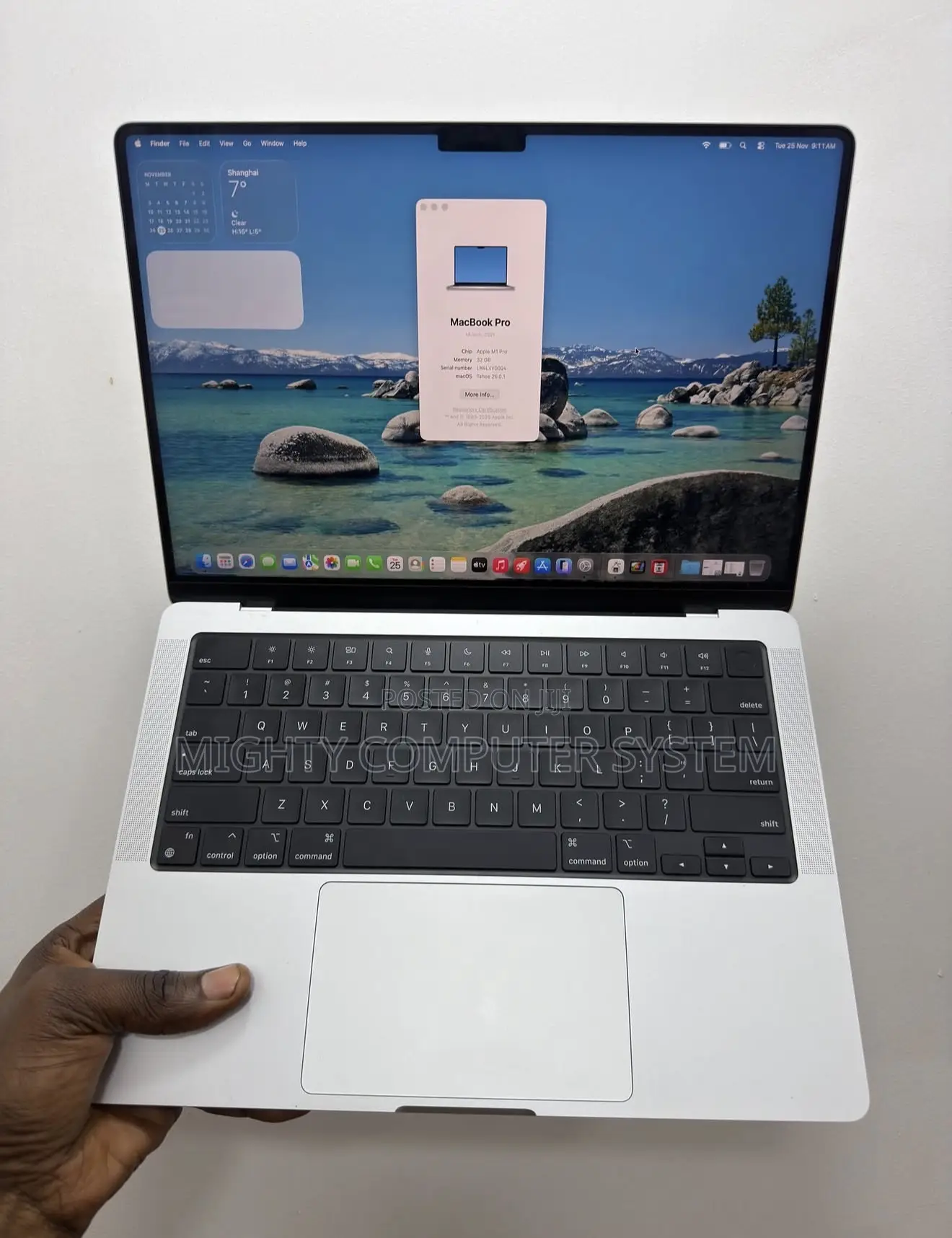 Laptop Apple MacBook Pro 2021 M1 32GB Apple M1 Pro SSD 512GB