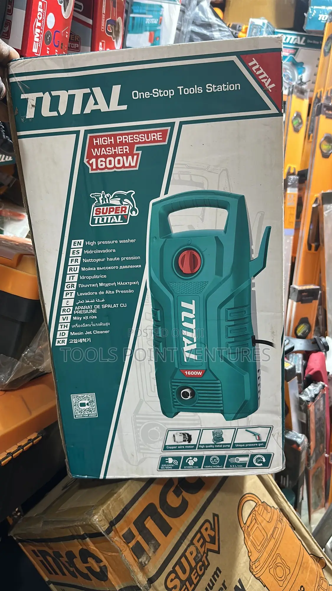 1600w Total High Pressure Washer