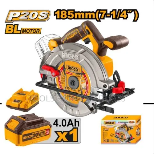 Ingco 20v Lithium-Ion Cordless Circular Saw 185mm