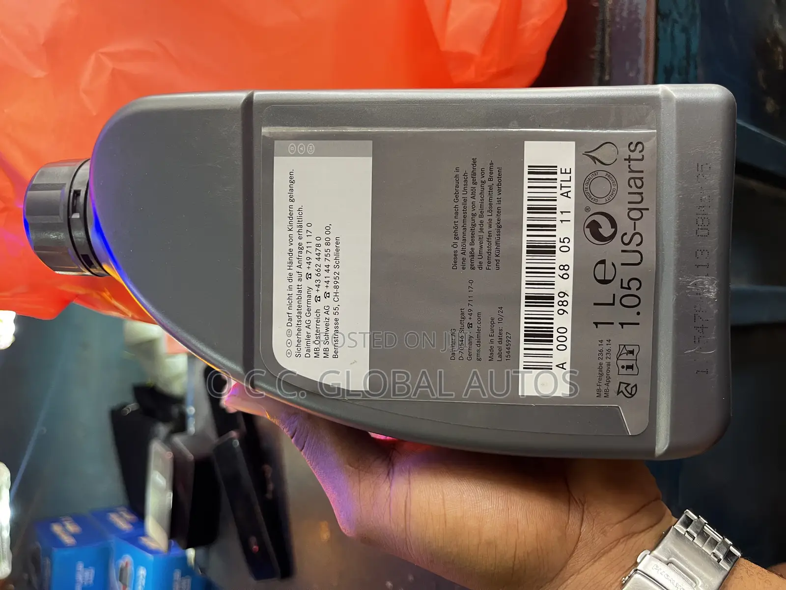 Original Mercedes-Benz Gear Oil Mb 236.15