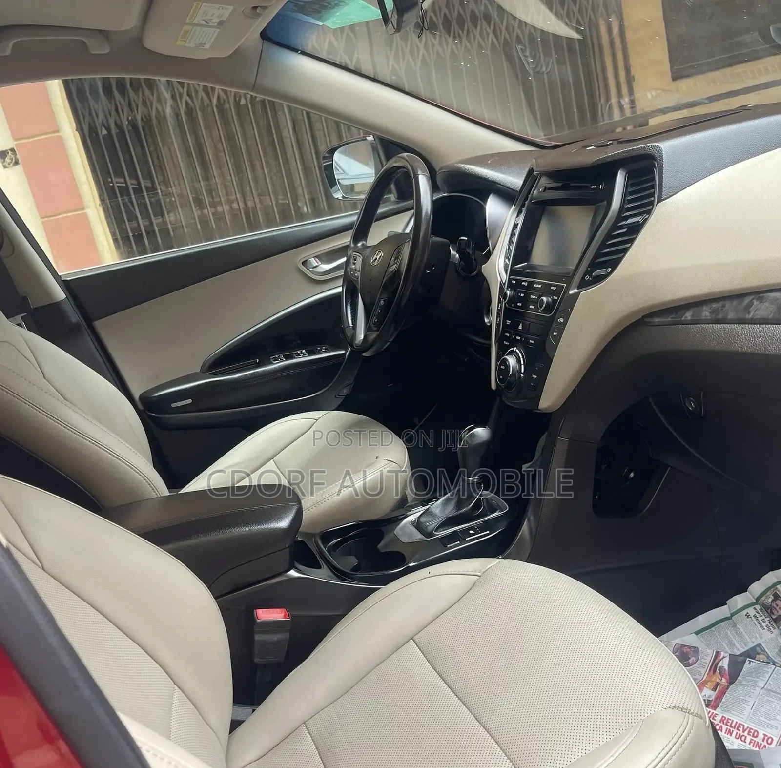 Hyundai Santa Fe Limited FWD 2016 Red
