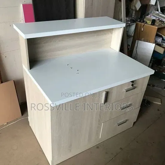 Executive Receptionist Desk / Table - Modern Office Front Desk