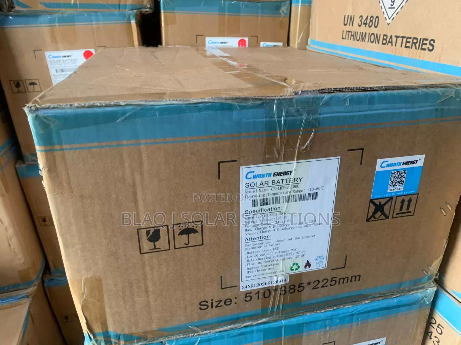 Cworth Energy 100ah Lithium Ion Batteries