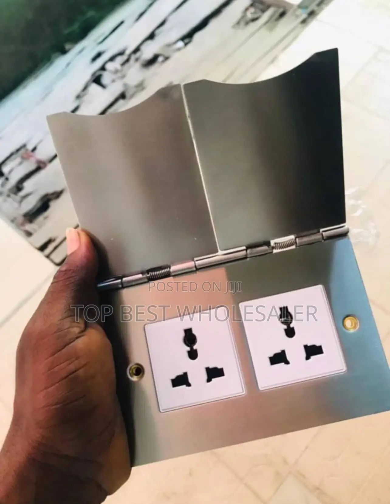 Original Floor Socket 13amps Double