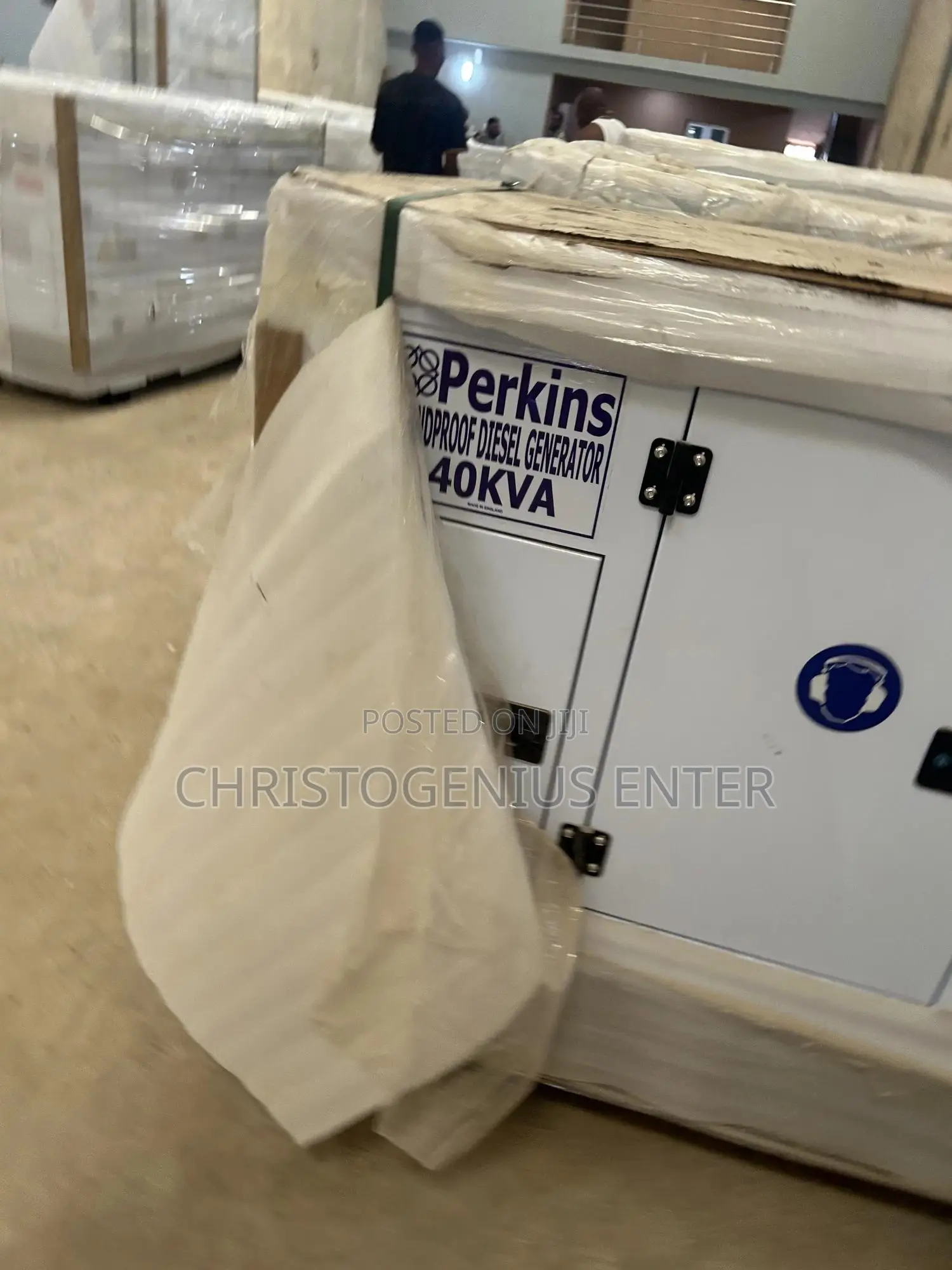 Set of Perkins Soundproof Generator 40kva