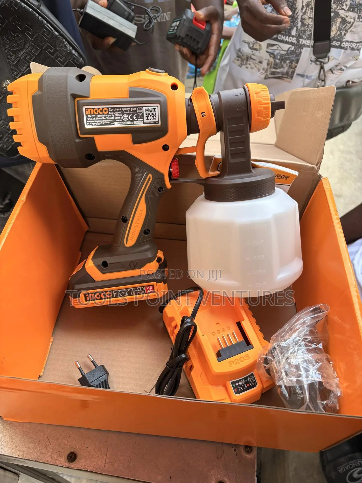 20v Cordless Ingco Spray Gun