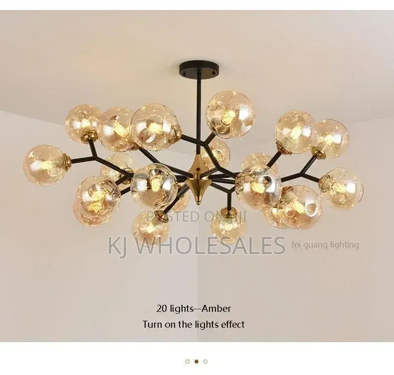 Glass Chandelier Light