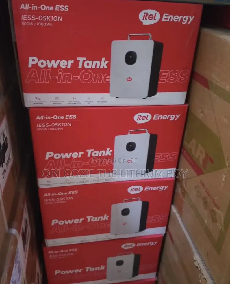 Itel 1kwh 500w Solar Power Tank Now Available.