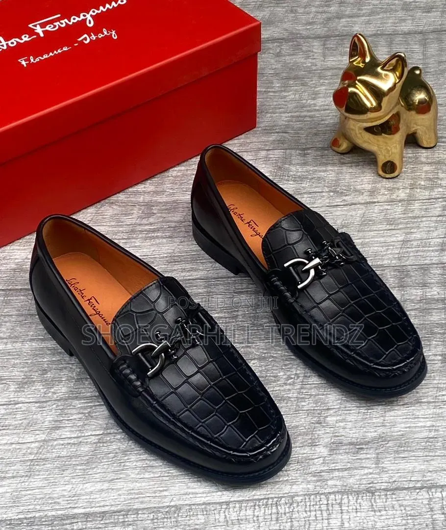 Classy Sf Skin Leather Loafers Shoes