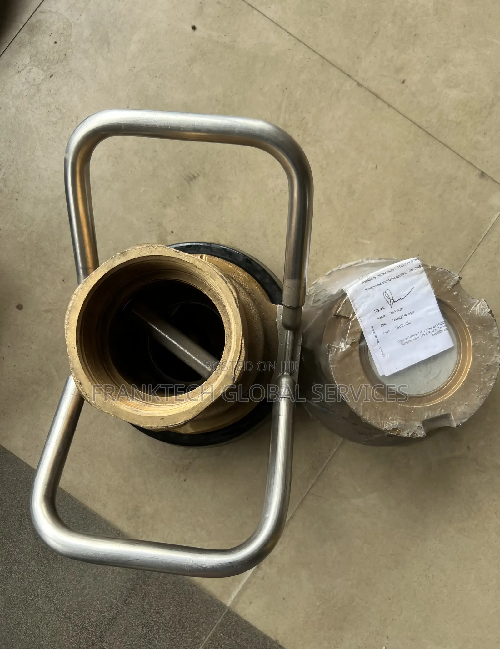 Male and Female Todo Coupling 4” Brass