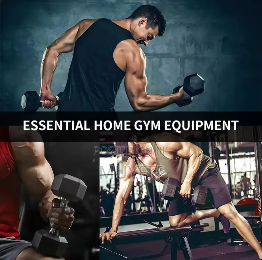 Hexagon Dumbbell(Available in Different Sizes and Prices Per Kg)