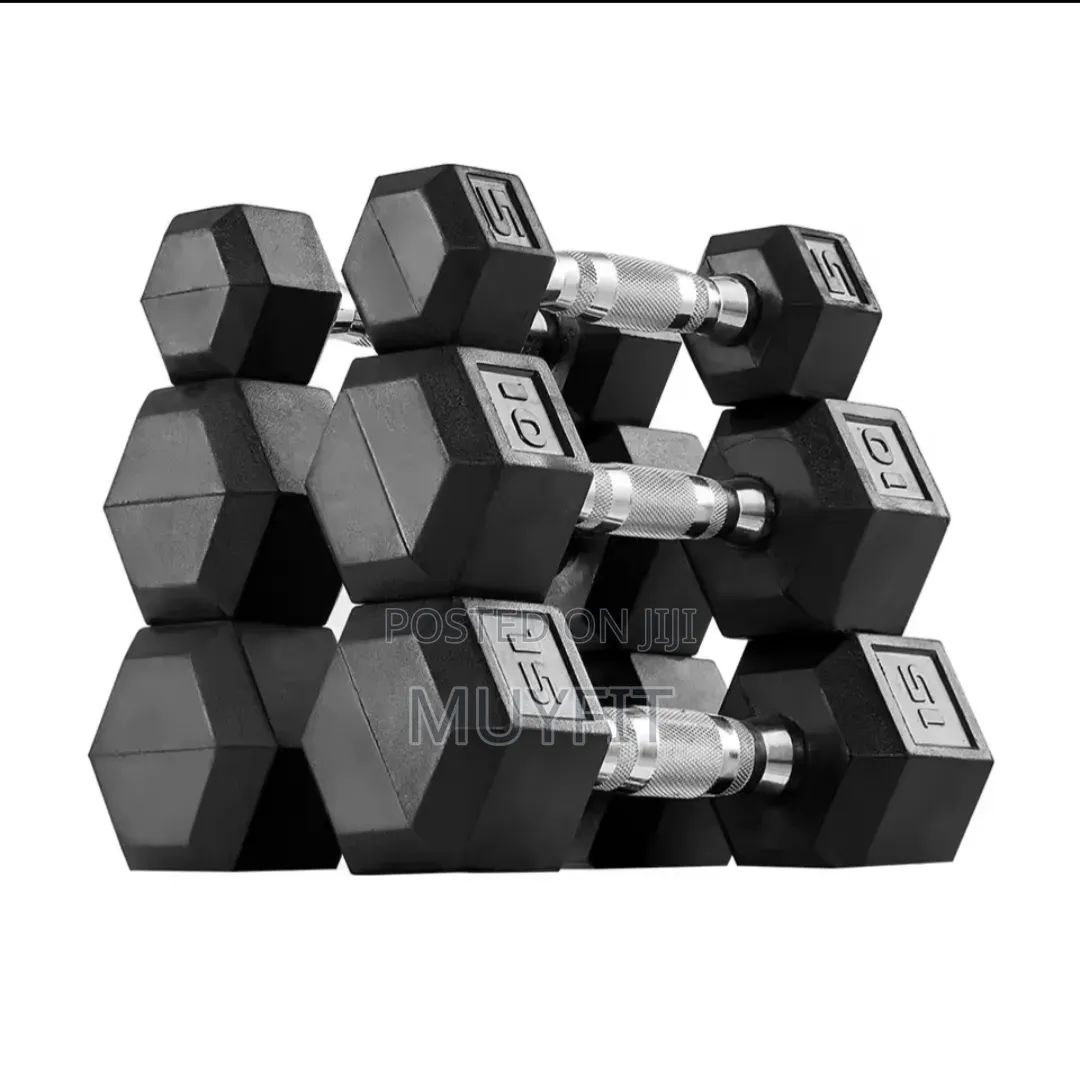 Hexagon Dumbbell(Available in Different Sizes and Prices Per Kg)