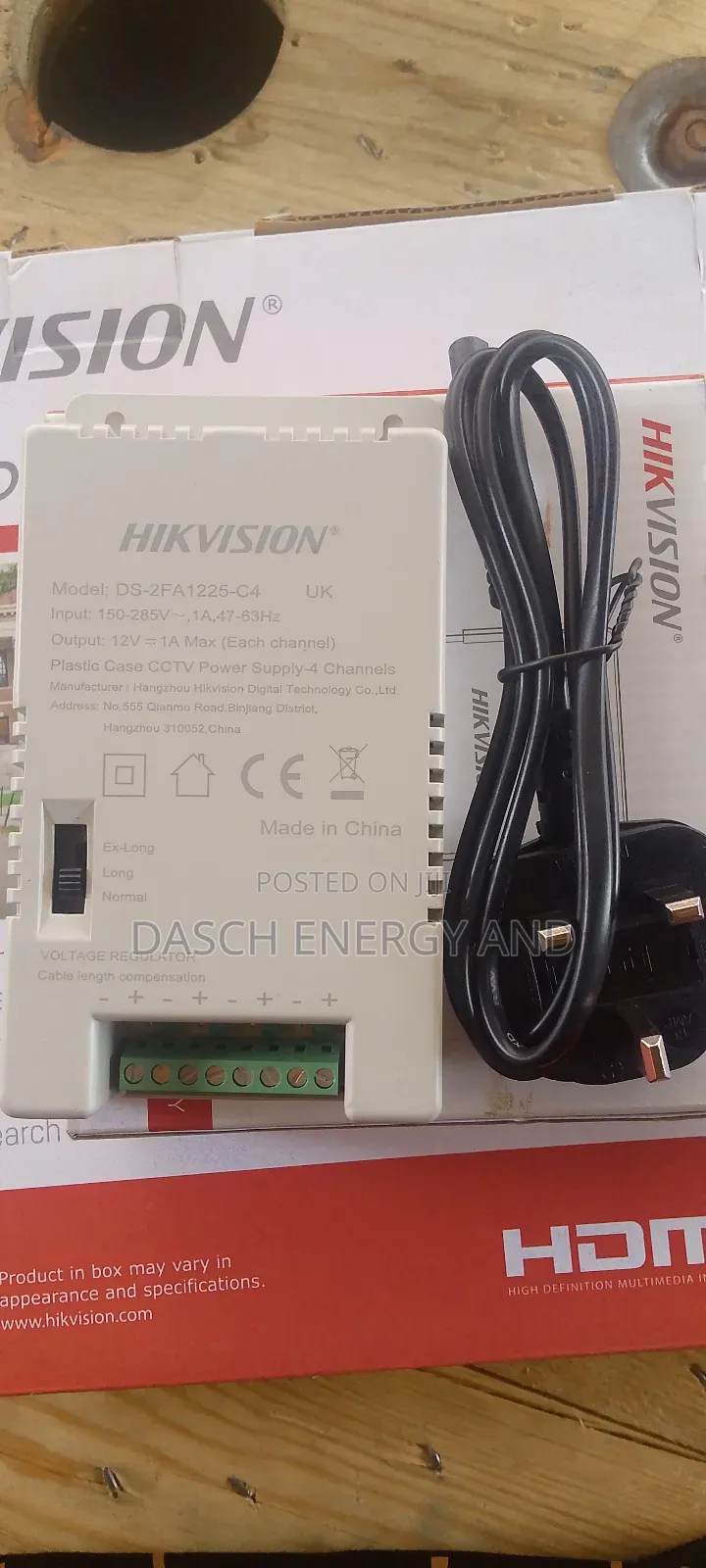 4-Channels CCTV Power Supply