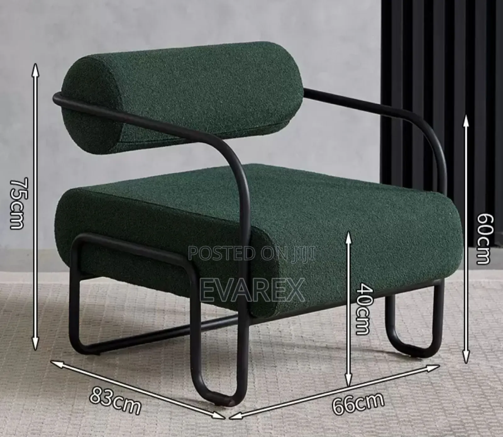 Executive Single Chair, Blue/Green
