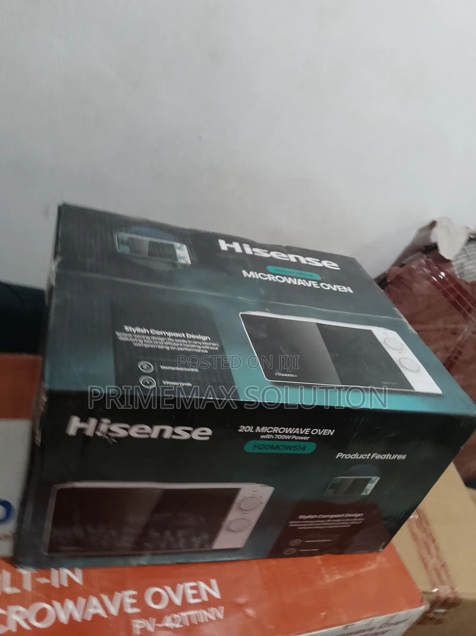 Hisense Microwave Oven - 20 Liter Capacity, 700w, White Solo Model
