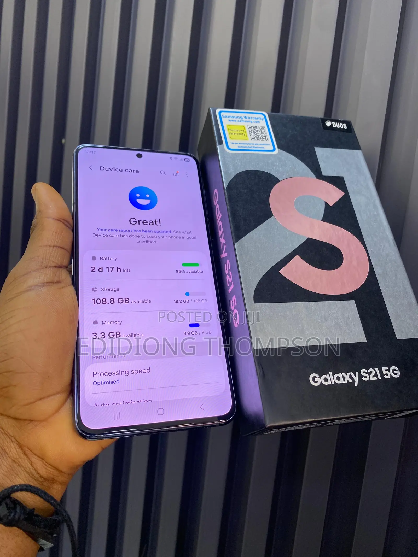 Samsung Galaxy S21 5G 128 GB Black
