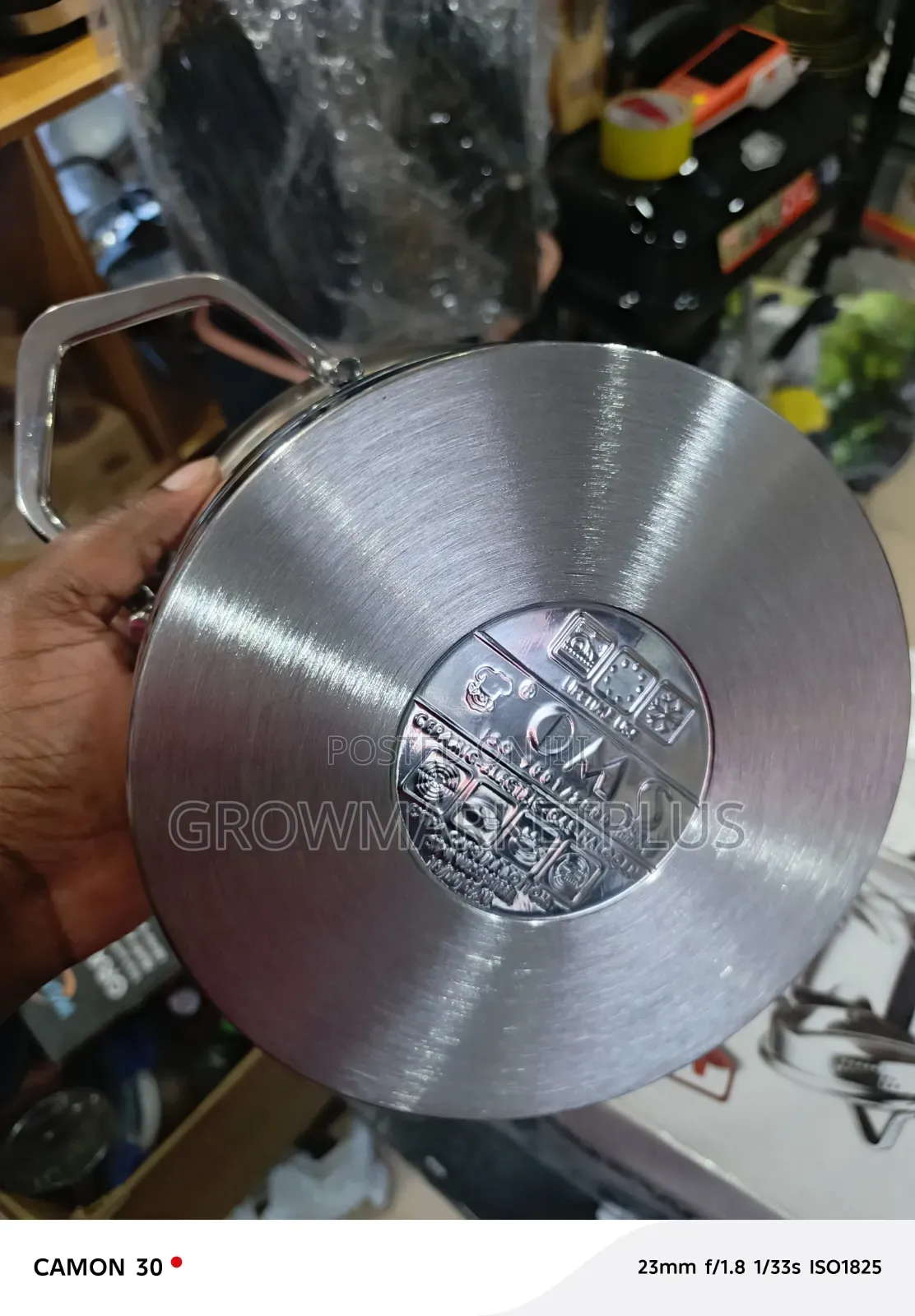 Oms Stainless Steel Pots Set 10pcs (Code 1062)
