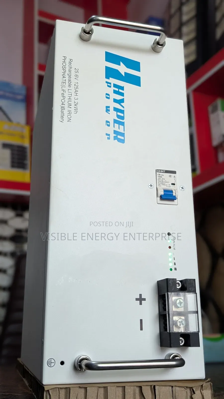 Hyper Power 3.2kwh 25.6v 125ah Lithium Iron Phosphate (Lifepo4)Battery