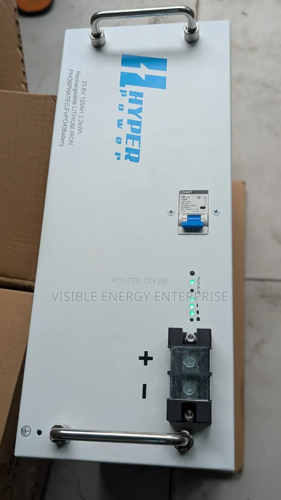 Hyper Power 3.2kwh 25.6v 125ah Lithium Iron Phosphate (Lifepo4)Battery