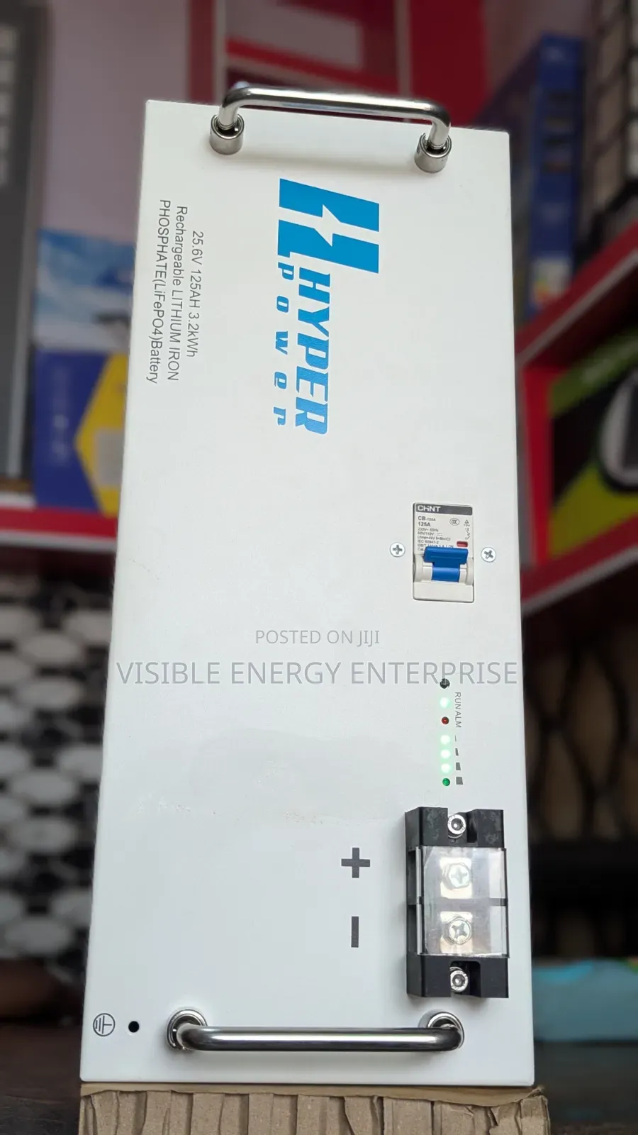 Hyper Power 3.2kwh 25.6v 125ah Lithium Iron Phosphate (Lifepo4)Battery
