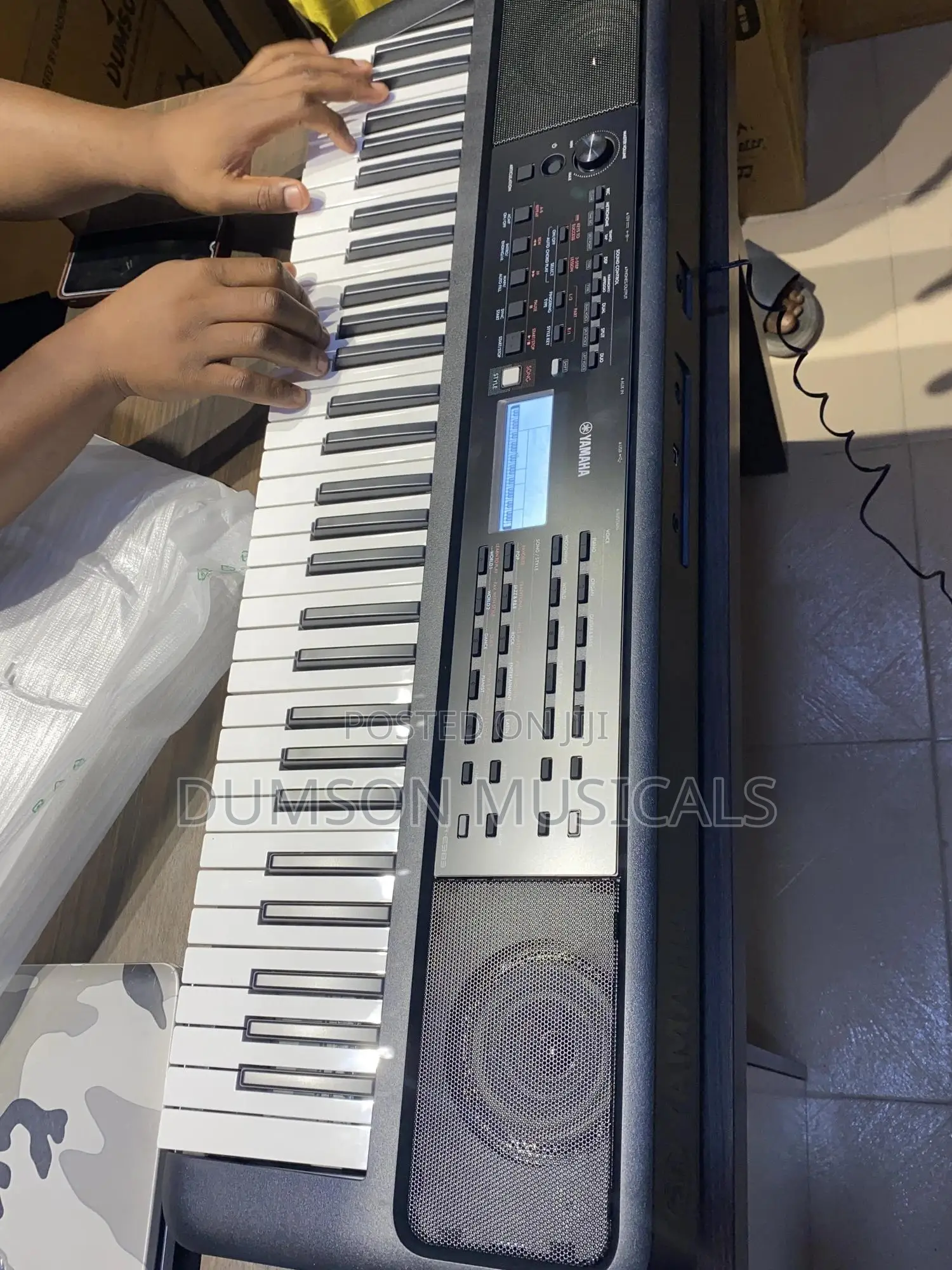 Yamaha PSR-E383 Portable Keyboard 61 Keys (Adaptor Included)