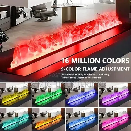 Modern Electric 3d Water Vapor Fireplace- 1.2mtr