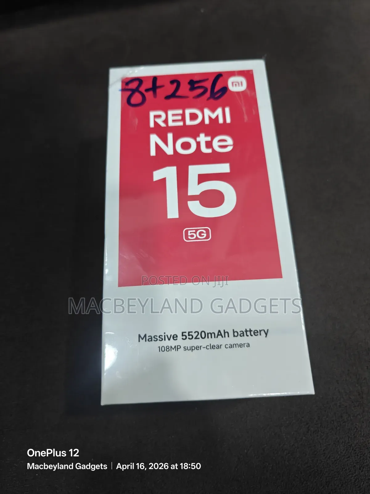 New Xiaomi Redmi Note 15 256 GB Black