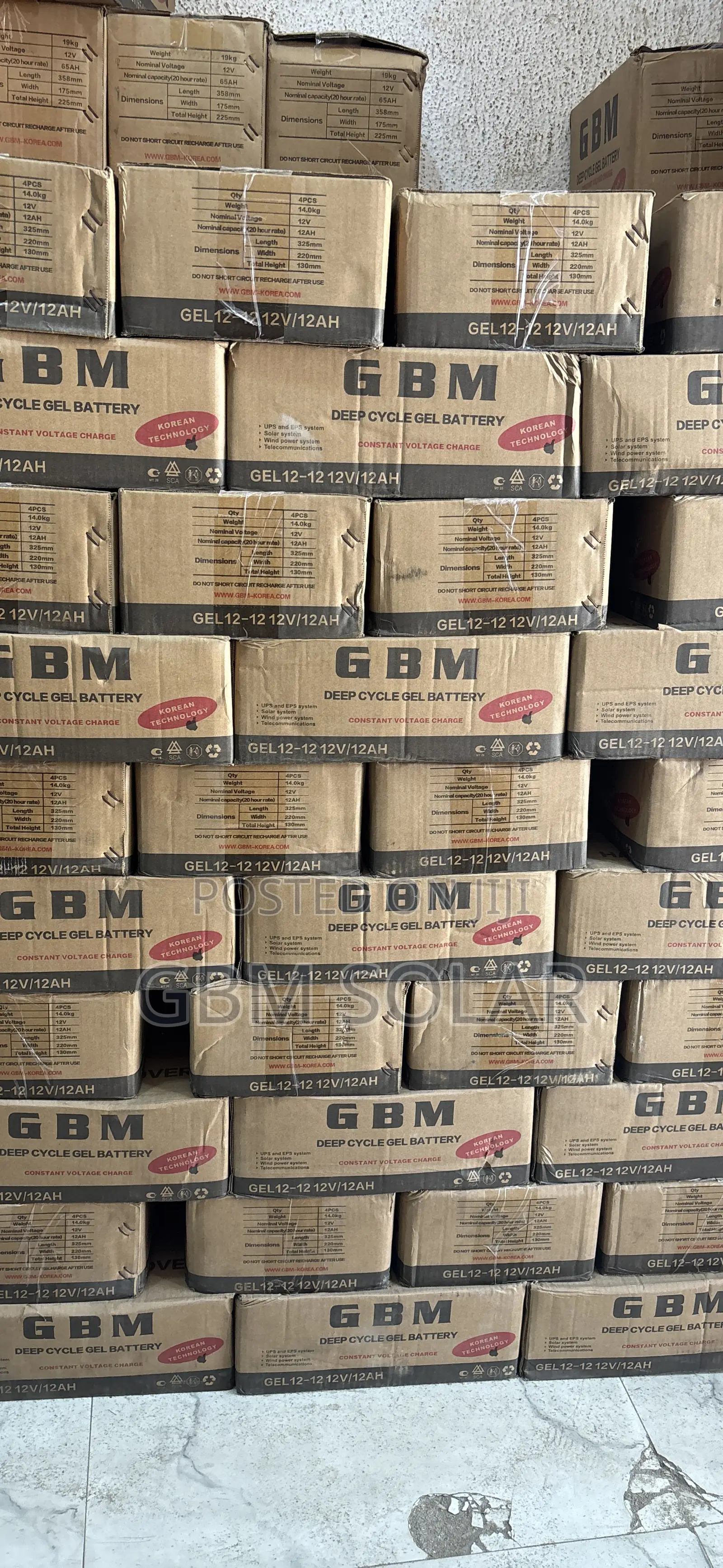 12ah 12v Gbm Deep Cycle Battery