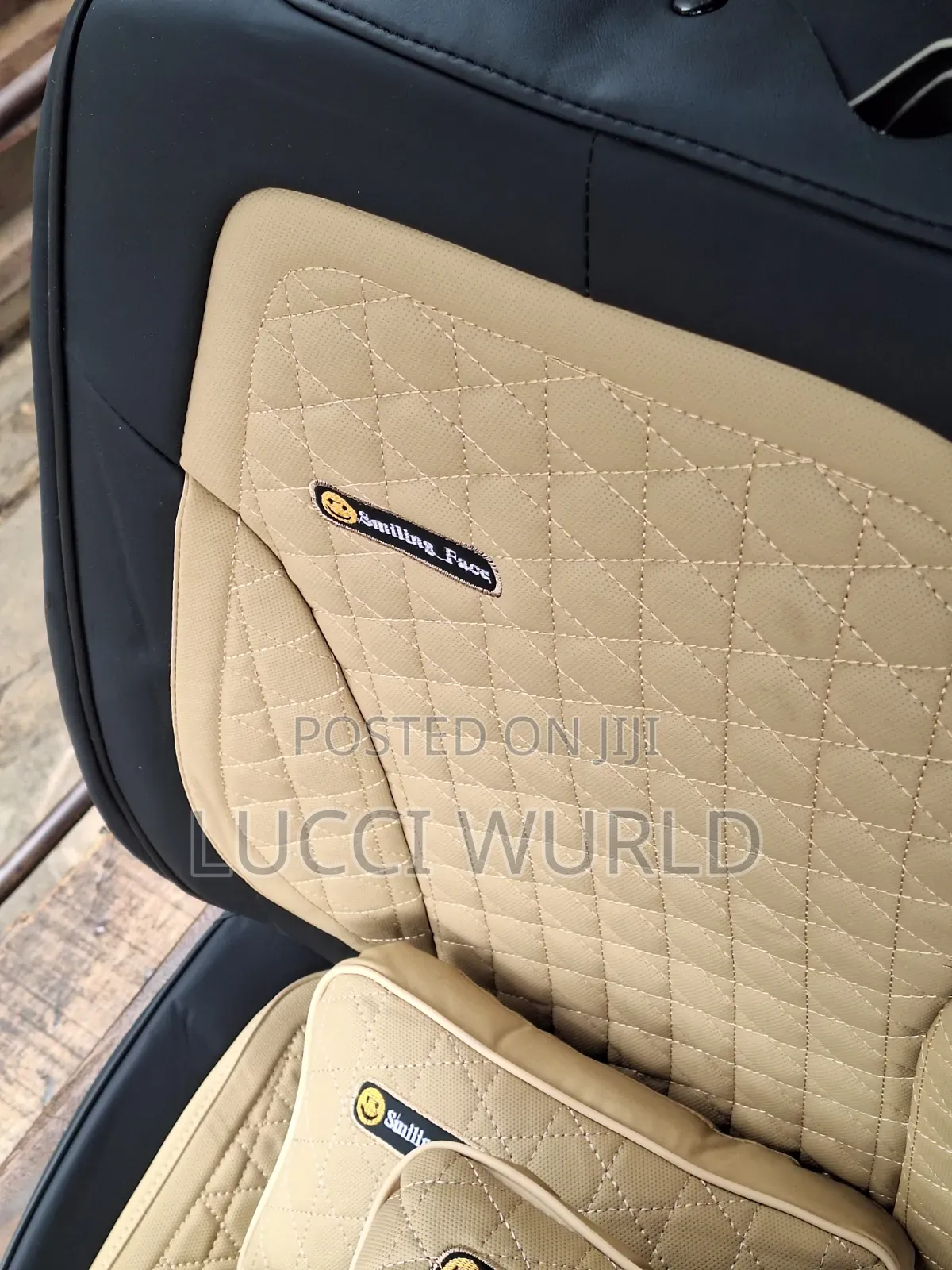 Smiling Face Seat Cover