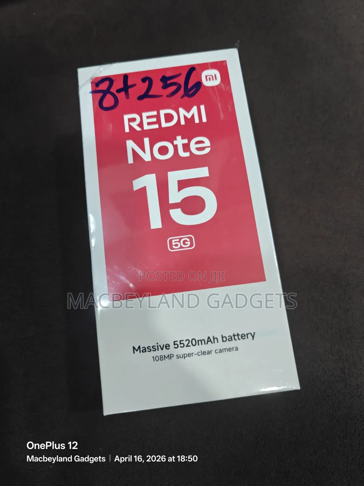 New Xiaomi Redmi Note 15 256 GB Black