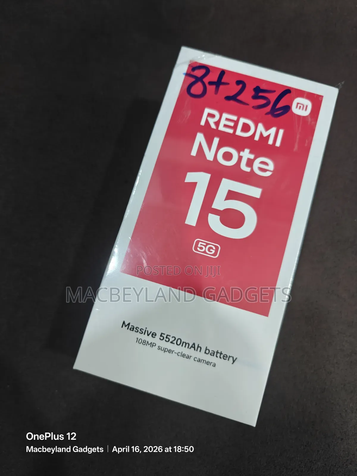 New Xiaomi Redmi Note 15 256 GB Black