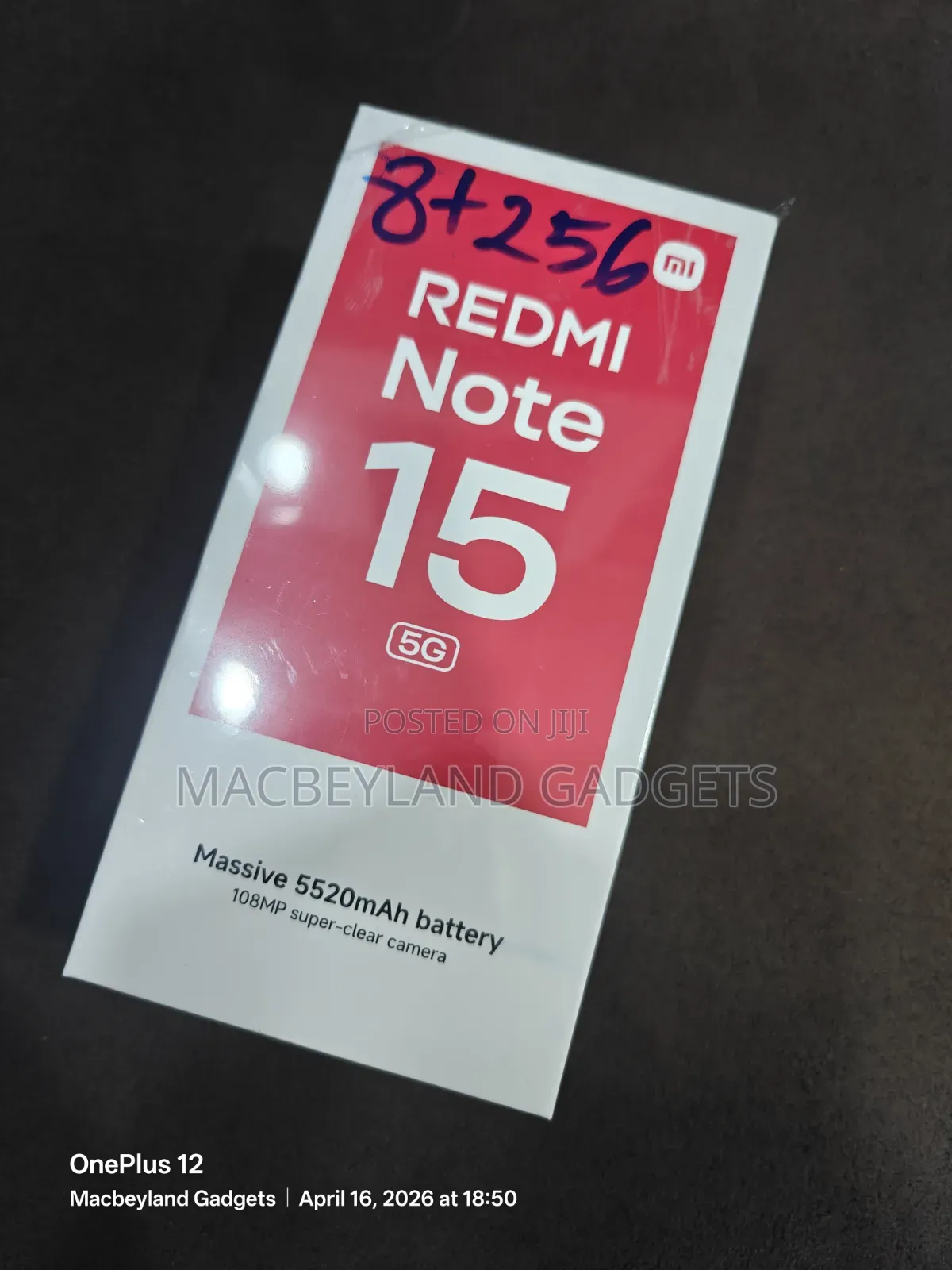 New Xiaomi Redmi Note 15 256 GB Black
