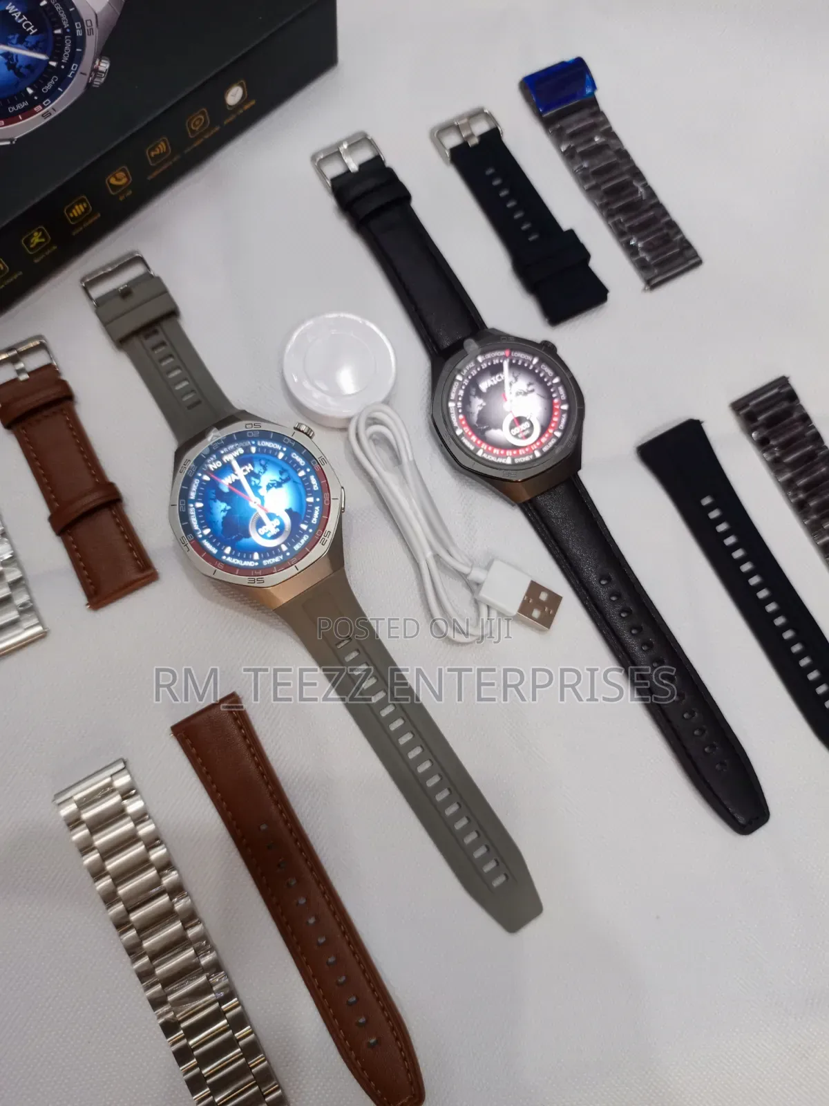 Sk40 Multifunctional Smartwatch With 3 Straps