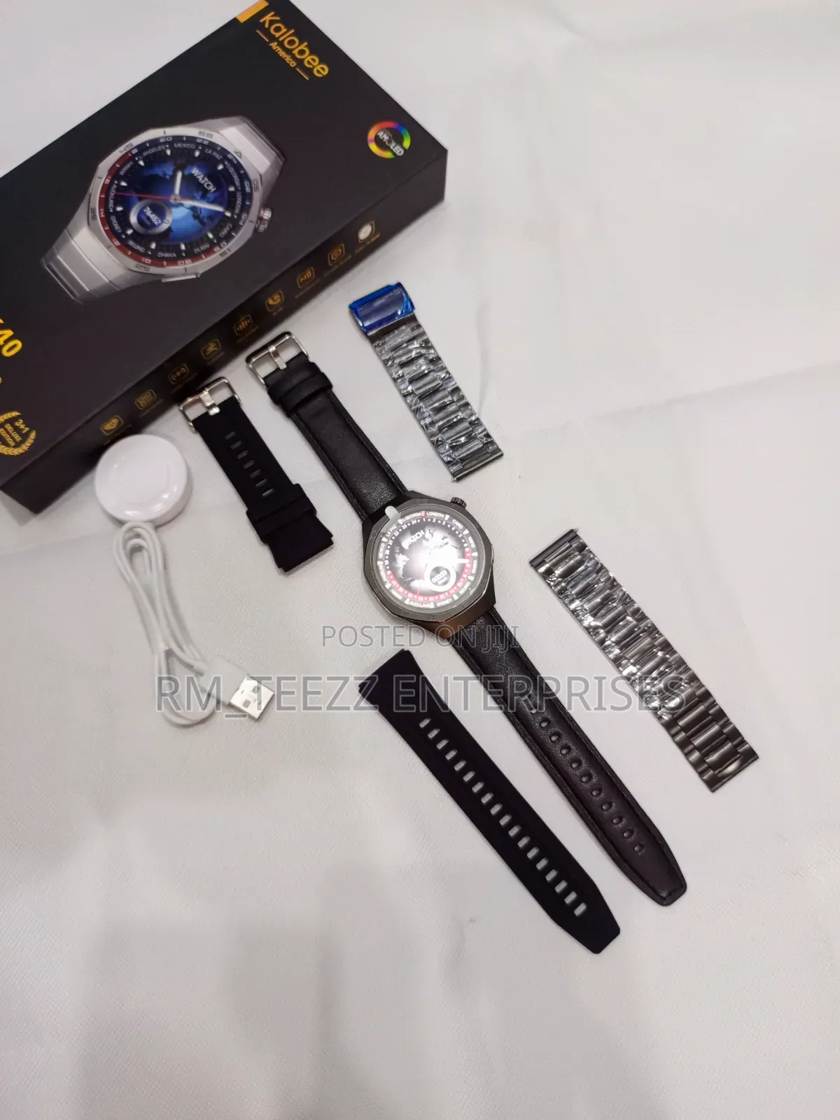 Sk40 Multifunctional Smartwatch With 3 Straps