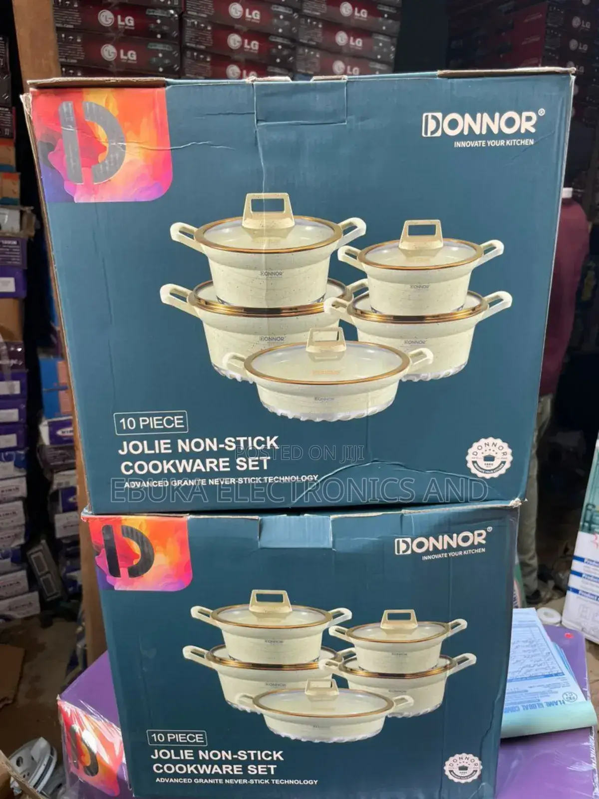 10 PCS Donnor Jolie Granite Pot/Cookware SetIs Available