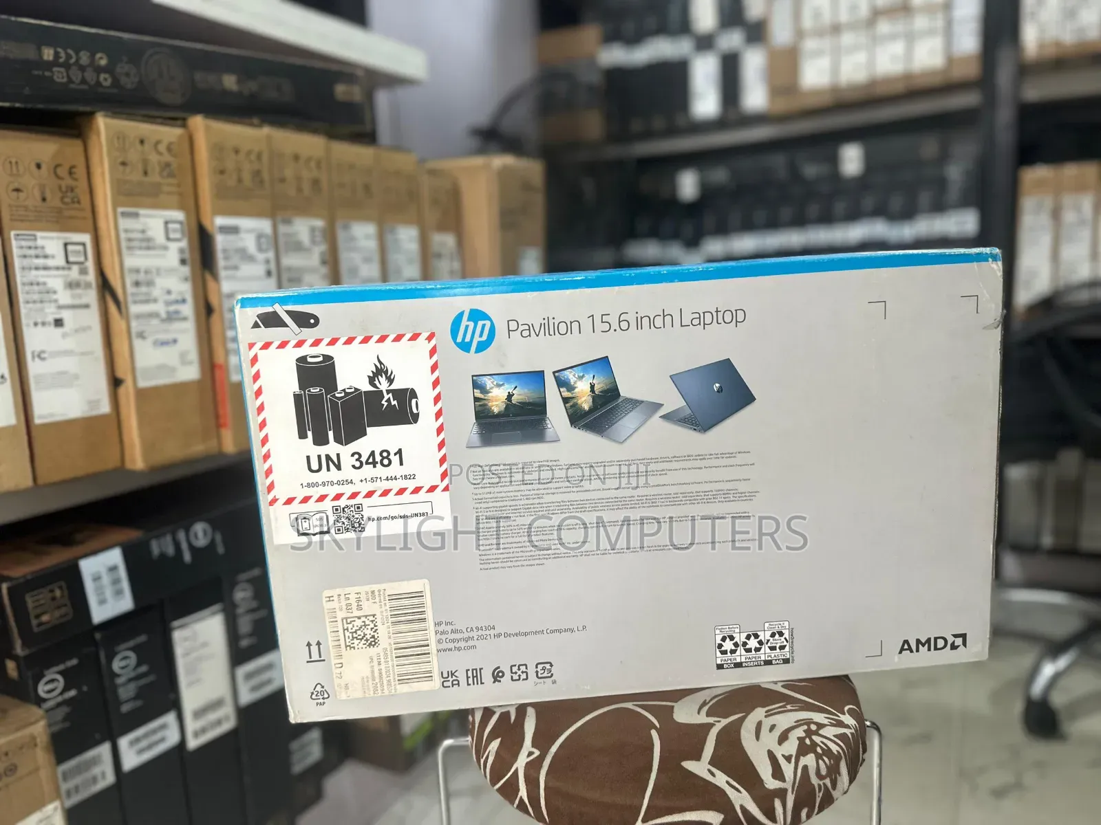 New Laptop HP Pavilion 15 8GB AMD Ryzen 5 SSD 512GB