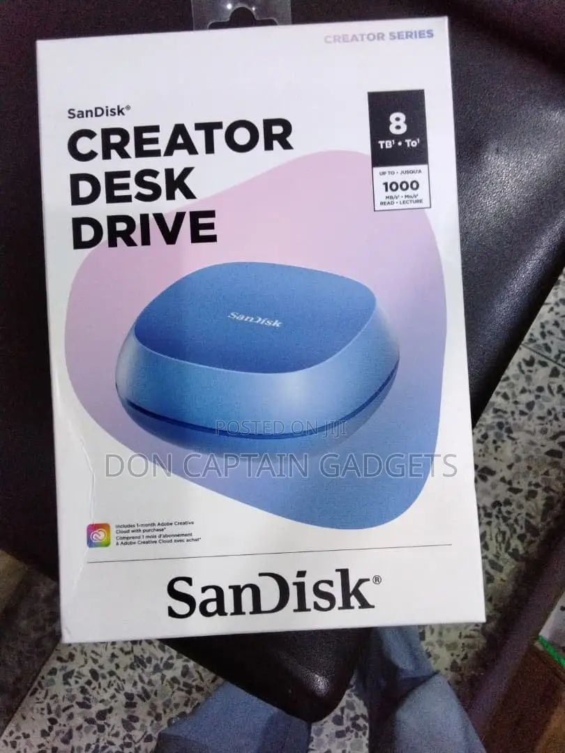 Sandisk CDD 8tb ( Creator Desk Drive )
