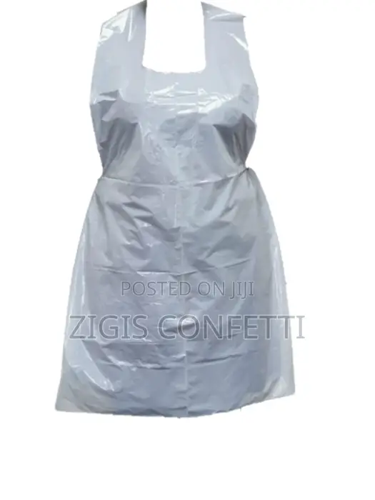 Disposable White Aprons ( Pack Of 10 )