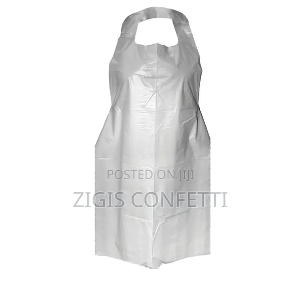 Disposable White Aprons ( Pack Of 10 )
