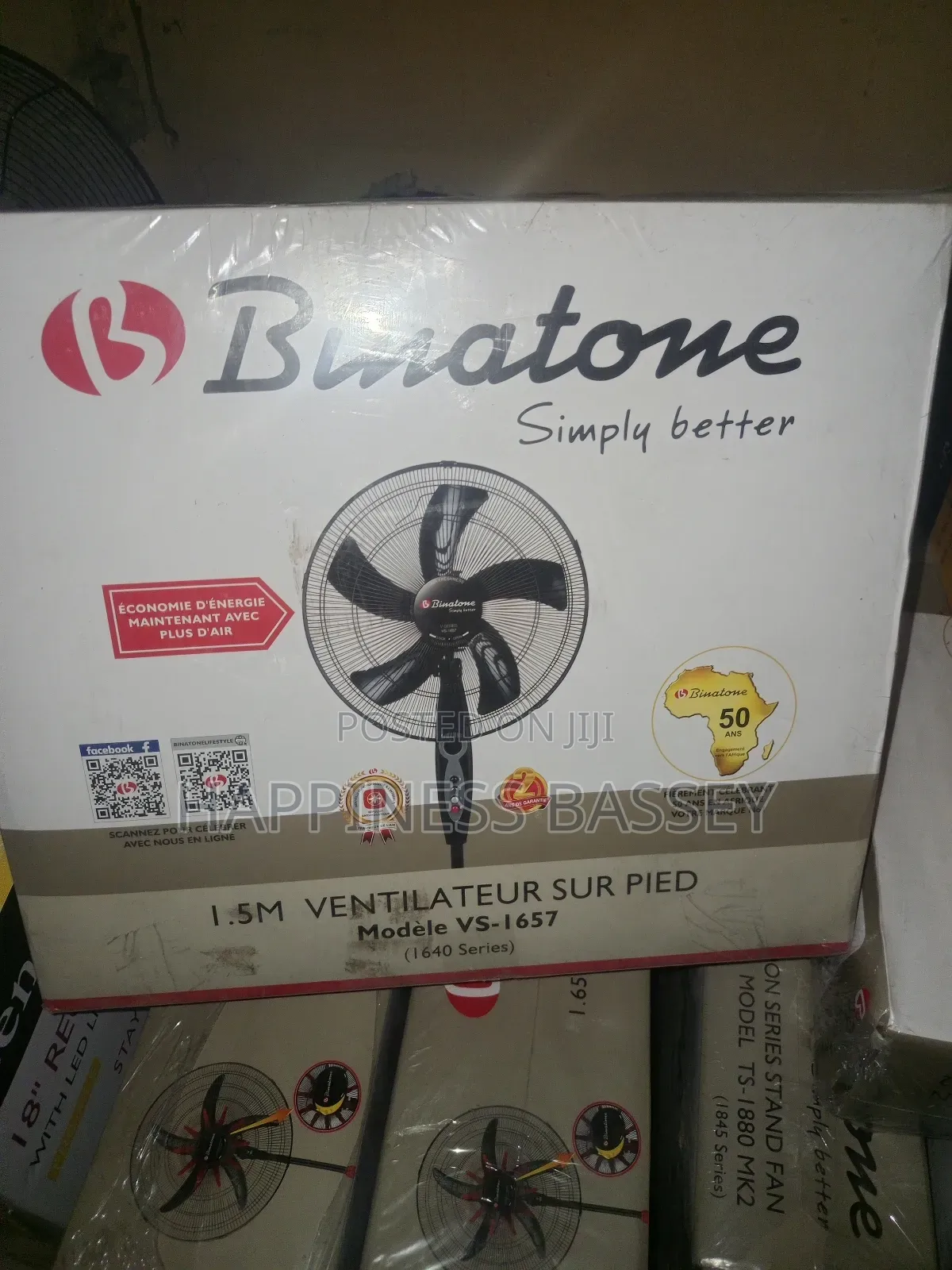 Binatone Standing Fan Mode 1657