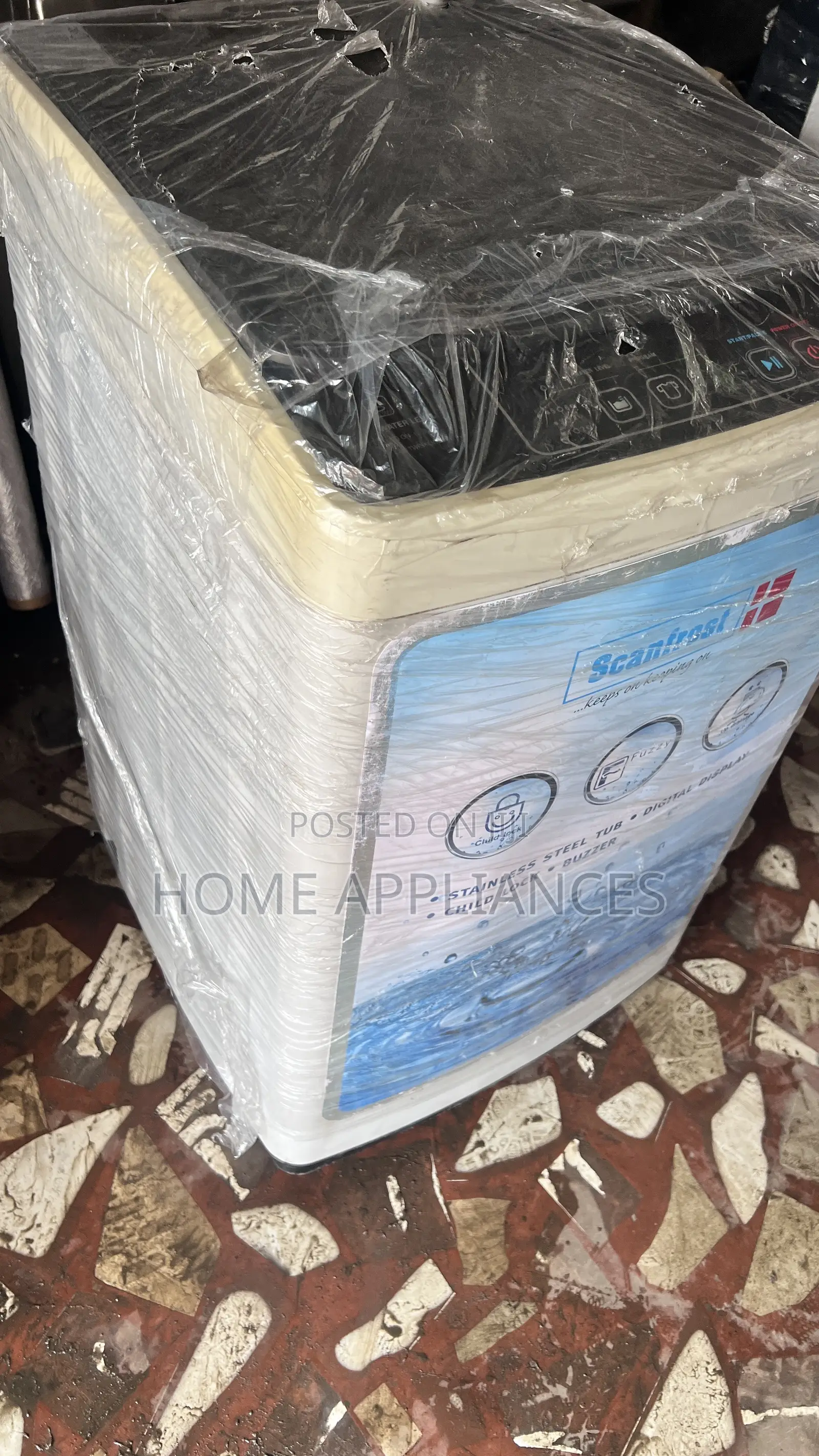 Scanfrost 8kg Automatic Washing Machine With Warranty Pod