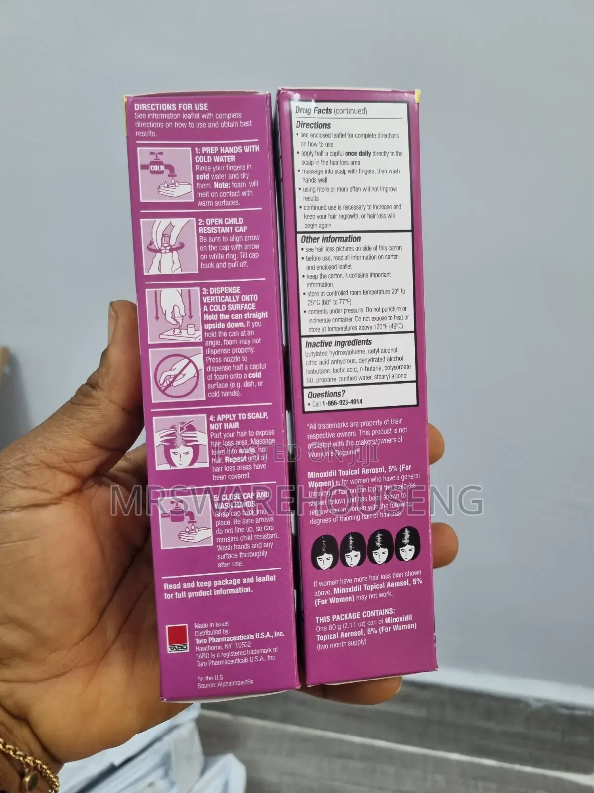 Minoxidil Topical Aerator 5% for Women 2pcs