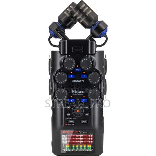 Zoom H6studio 6-Track Handy Recorder With 32-Bit Float Recording