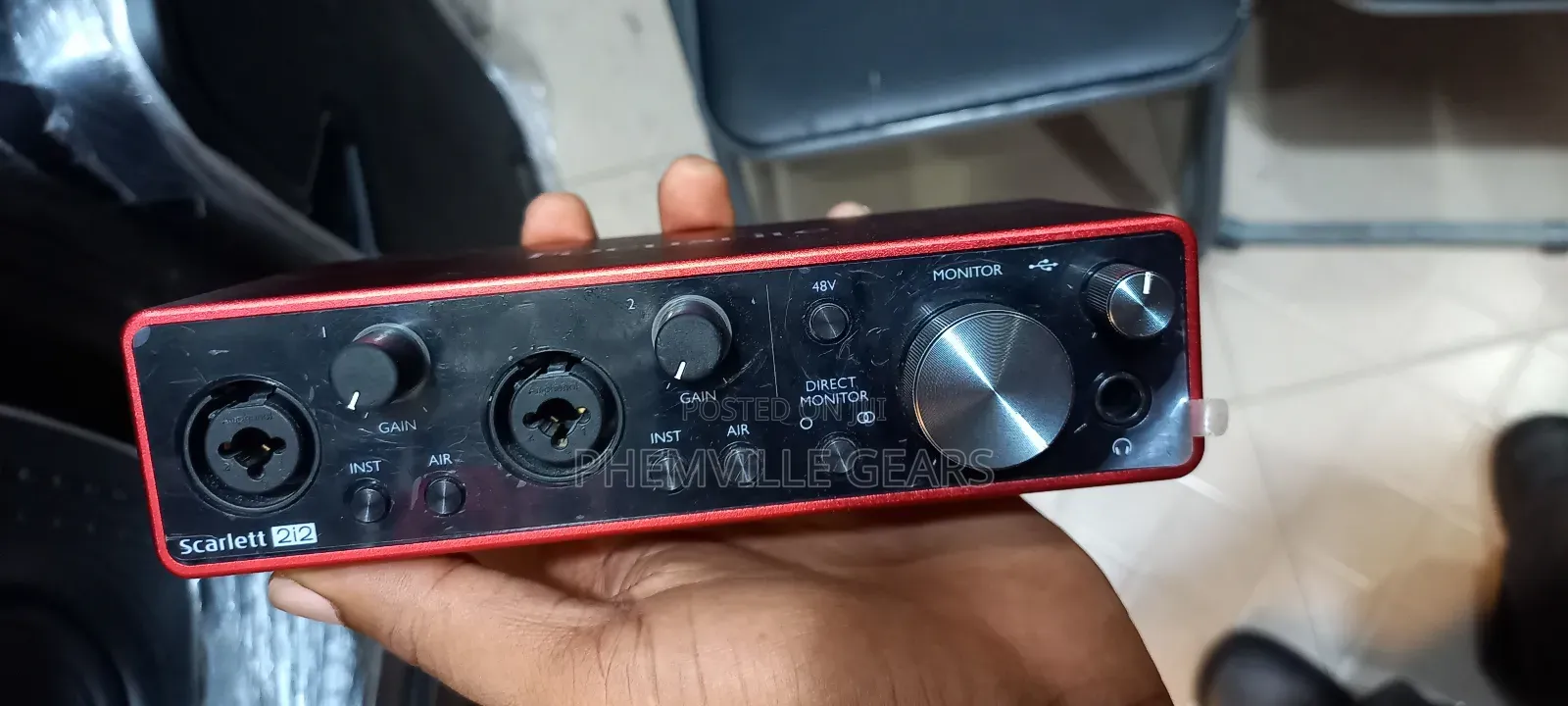 Uk Used 2i2 Forcusrite Scarlet Sound Card