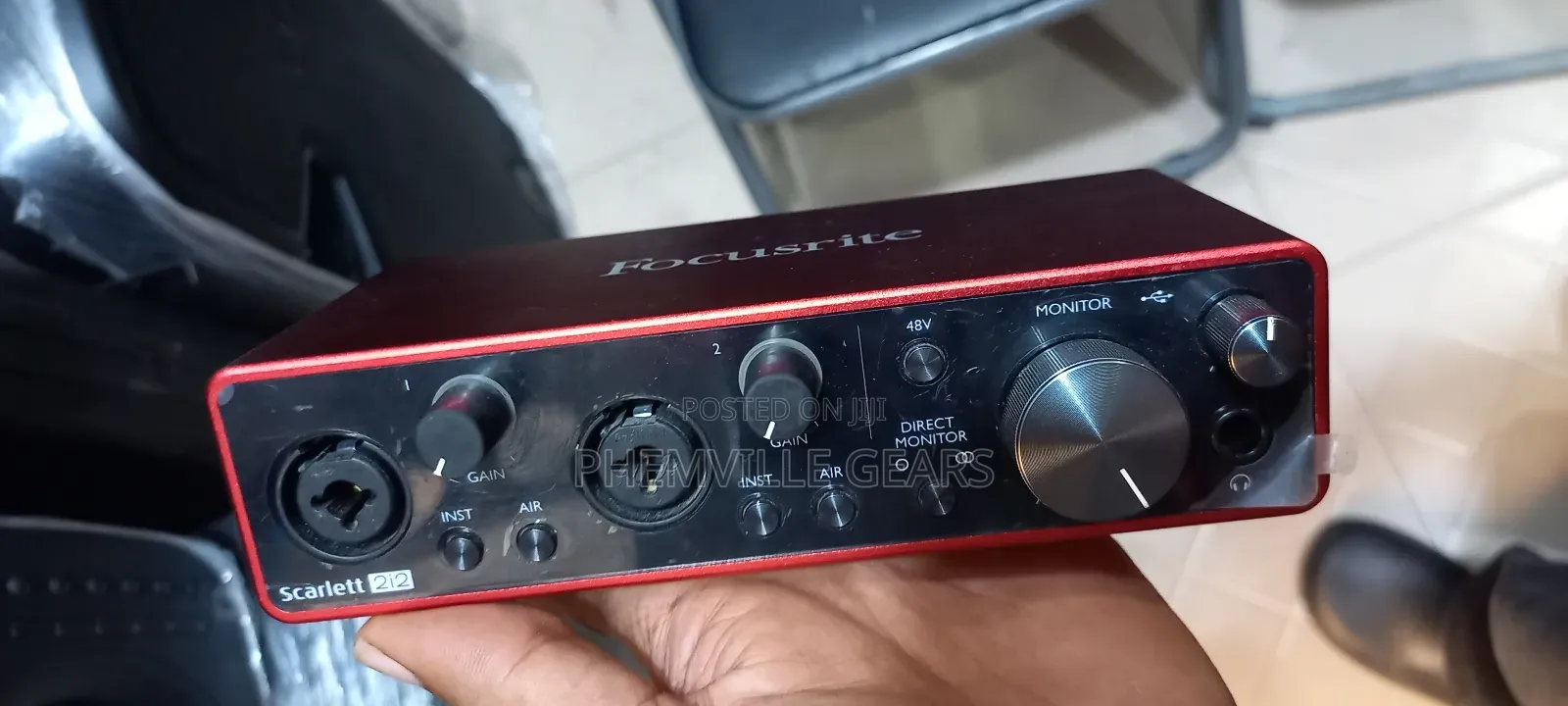 Uk Used 2i2 Forcusrite Scarlet Sound Card