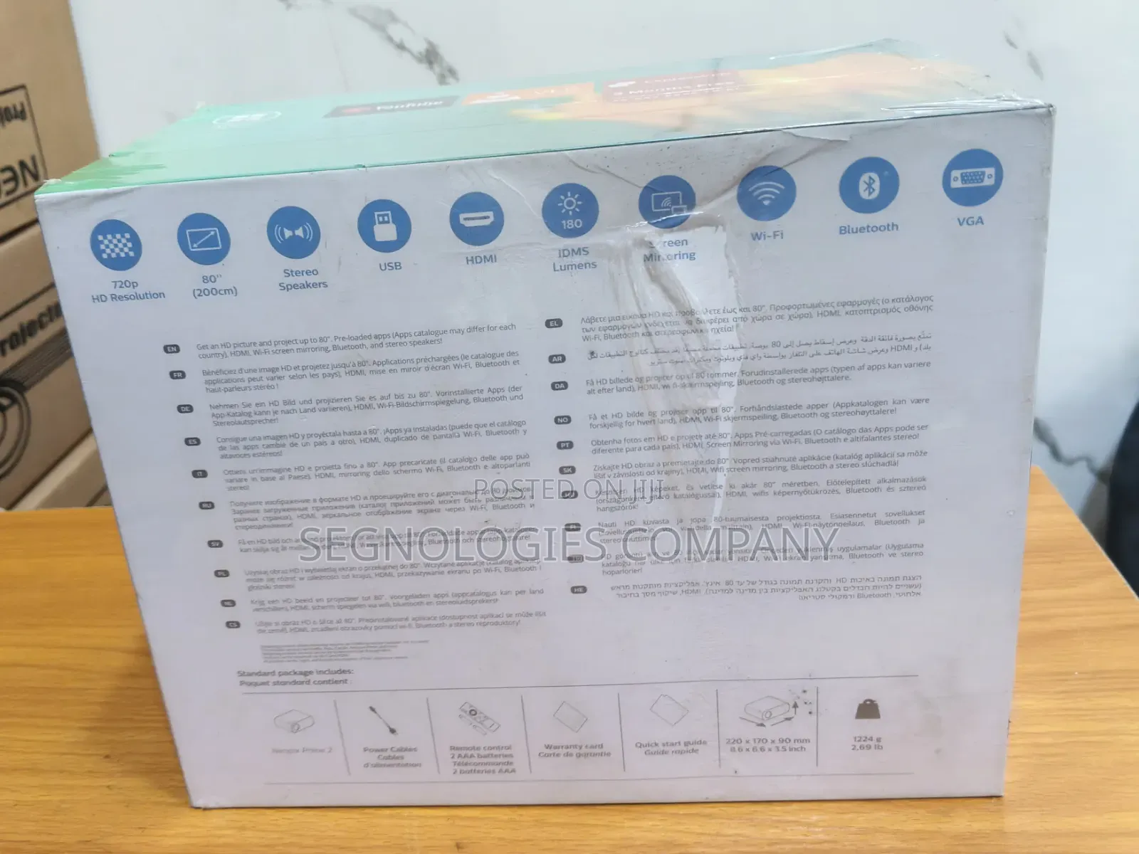 Philips Neopix Prime 2 Npx542/Int Hd Portable Led Mini Projector